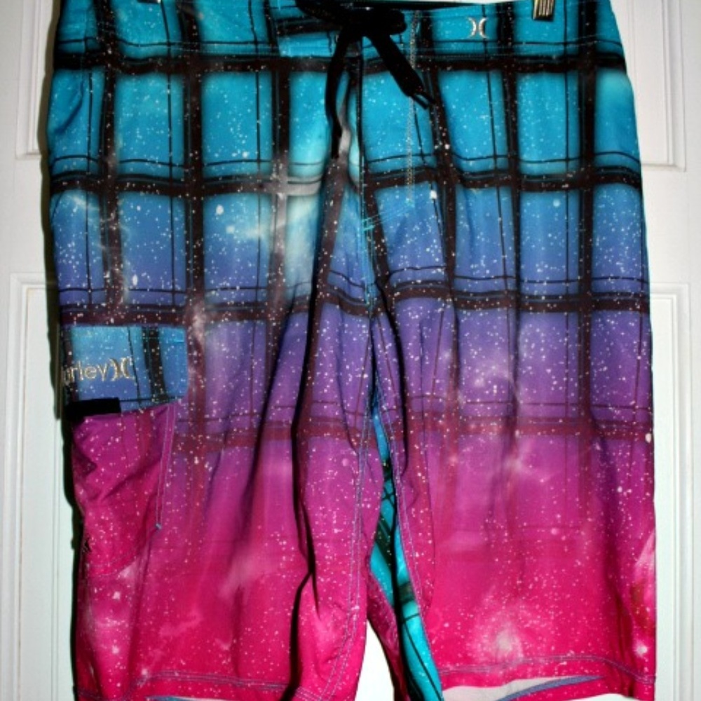 Hurley Board Shorts Galaxy Print size 33